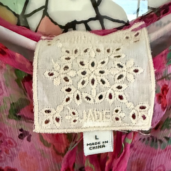 Johnny Was Silk Foxglove Maxi Dress - Picture 4 of 5